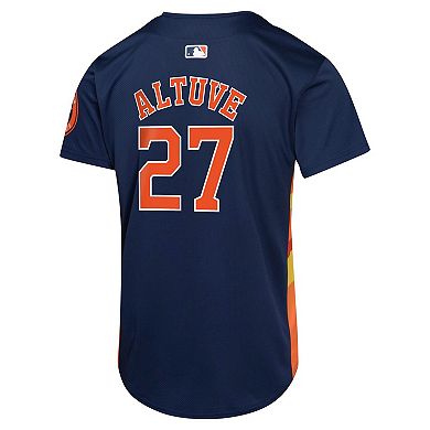 Youth Nike Jose Altuve Navy  Houston Astros Alternate Limited Player Jersey