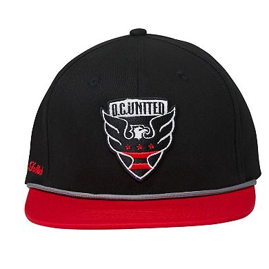 Unisex Live Breathe Futbol Black D.C. United Snapback Hat