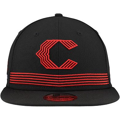 Men's New Era Black Cincinnati Reds City Connect 9FIFTY Snapback Hat