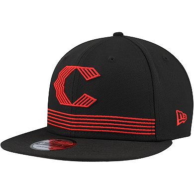 Men's New Era Black Cincinnati Reds City Connect 9FIFTY Snapback Hat