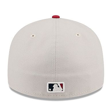 Men's New Era  Khaki/Red St. Louis Cardinals 2024 Fourth of July Low Profile 59FIFTY Fitted Hat