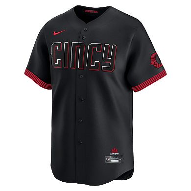 Men's Nike  Sand Cincinnati Reds City Connect Limited Jersey