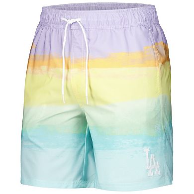 Men's G-III Sports by Carl Banks Los Angeles Dodgers Perfect Game Volley Board Shorts