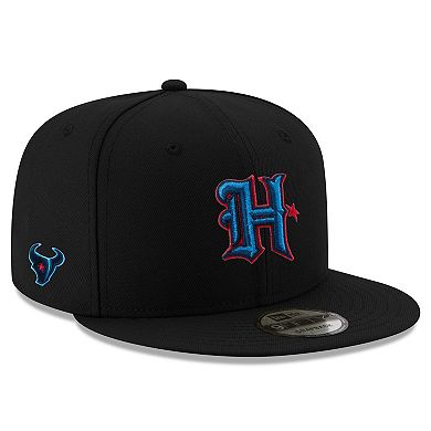 Men's New Era Black Houston Texans Standard 9FIFTY Snapback Hat