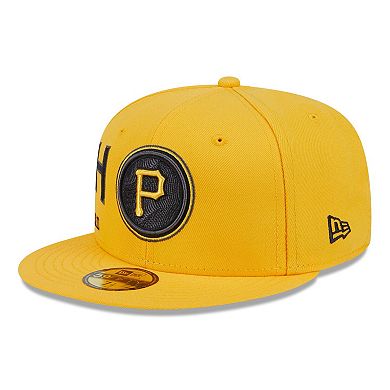 Men's New Era Gold Pittsburgh Pirates City Connect Icon 59FIFTY Fitted Hat