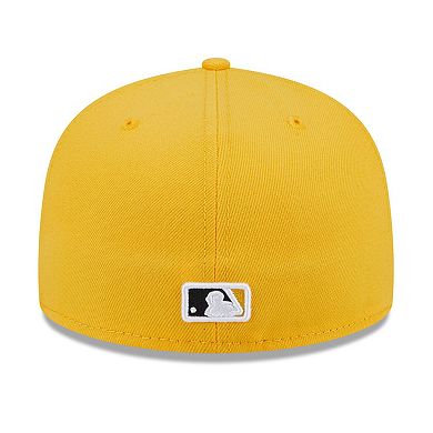 Men's New Era Gold Pittsburgh Pirates City Connect Icon 59FIFTY Fitted Hat