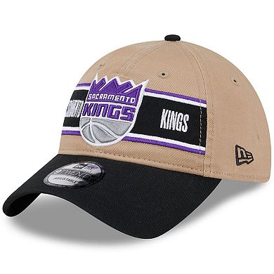 Men's New Era Tan/Black Sacramento Kings 2024 NBA Draft 9TWENTY Adjustable Hat