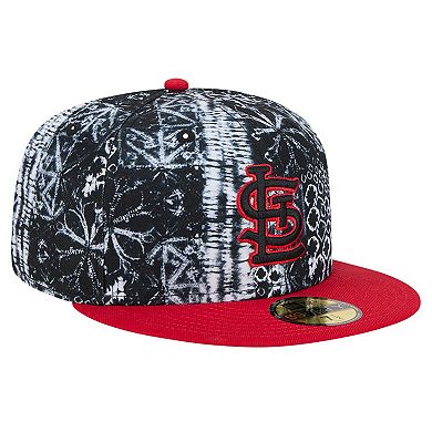 Men's New Era Black St. Louis Cardinals Sands 59FIFTY Fitted Hat