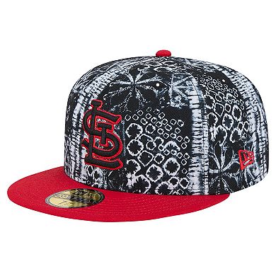 Men's New Era Black St. Louis Cardinals Sands 59FIFTY Fitted Hat