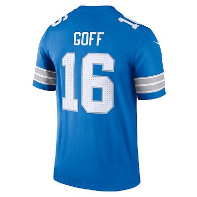 Men's Nike Jared Goff Blue Detroit Lions Legend Jersey