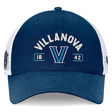 Men's Top of the World Navy/White Villanova Wildcats Free Kick Trucker Adjustable Hat