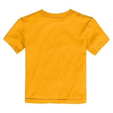 Toddler Nike Gold Pittsburgh Pirates City Connect Large Logo T-Shirt