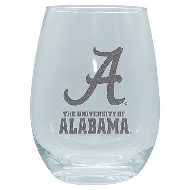 The Memory Company Alabama Crimson Tide 2-Pack 15oz. Stemless Wine Glass Set