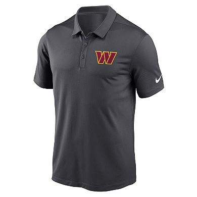 Men's Nike Anthracite Washington Commanders Franchise Performance Polo