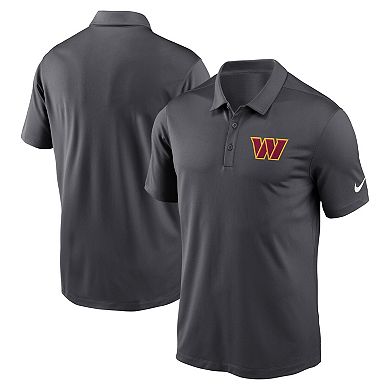 Men's Nike Anthracite Washington Commanders Franchise Performance Polo