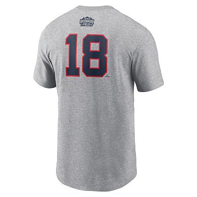 Men's Nike Jordan Walker Gray St. Louis Cardinals 2024 Rickwood Classic Fuse Name & Number T-Shirt