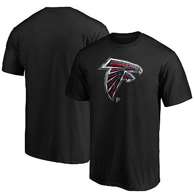 Men's Fanatics Black Atlanta Falcons Midnight Mascot Team Logo T-Shirt