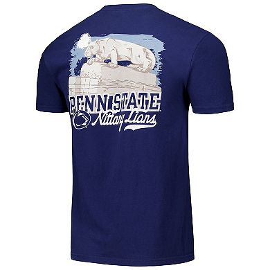 Unisex Navy Penn State Nittany Lions Hyper Local Lion Shrine Sketch T-Shirt