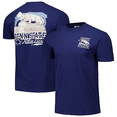 Unisex Navy Penn State Nittany Lions Hyper Local Lion Shrine Sketch T-Shirt