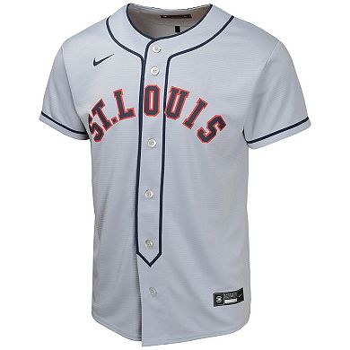 Youth Nike Nolan Arenado Gray St. Louis Cardinals 2024 Rickwood Classic Limited Player Jersey