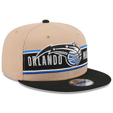 Youth New Era Tan/Black Orlando Magic 2024 NBA Draft 9FIFTY Snapback Hat