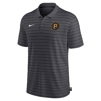 Men's Nike Charcoal Pittsburgh Pirates City Connect Authentic Collection Victory Performance Polo