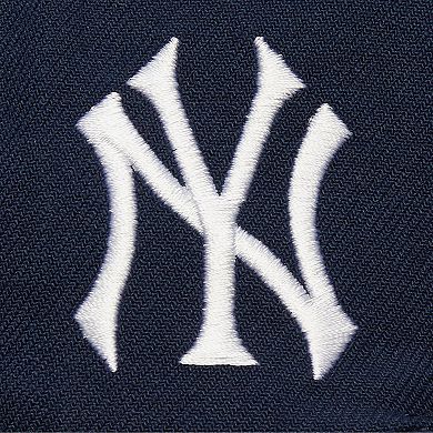 Men's Mitchell & Ness Navy New York Yankees Team Tagged Snapback Hat