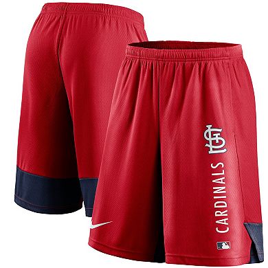 Men's Nike Red St. Louis Cardinals Authentic Collection Training Performance Shorts