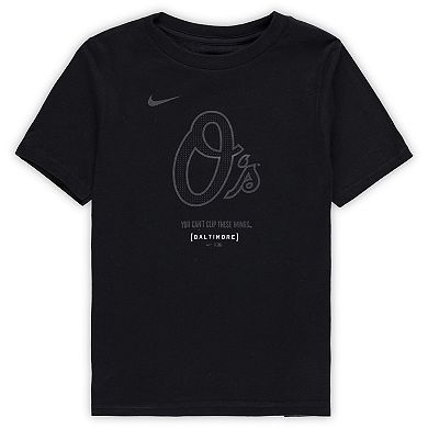 Toddler Nike Black Baltimore Orioles City Connect Large Logo T-Shirt