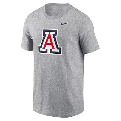 Men's Nike Heather Gray Arizona Wildcats Primetime Evergreen Logo T-Shirt