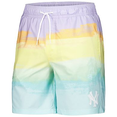 Men's G-III Sports by Carl Banks New York Yankees Perfect Game Volley Board Shorts