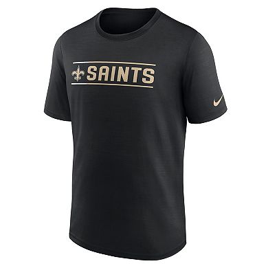 Men's Nike Black New Orleans Saints Exceed Performance T-Shirt