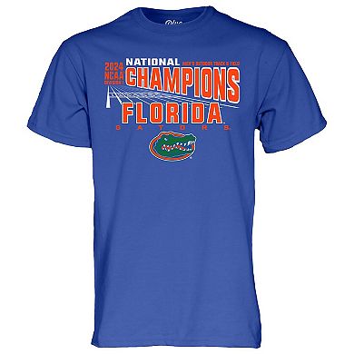 Unisex Blue 84 Royal Florida Gators 2024 NCAA Men's Outdoor Track & Field Champions T-Shirt