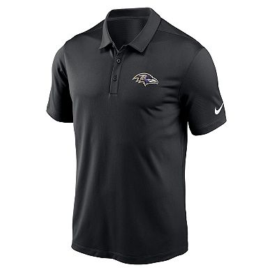 Men's Nike Black Baltimore Ravens Franchise Performance Polo