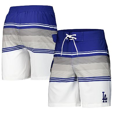 Men's G-III Sports by Carl Banks Royal/White Los Angeles Dodgers Jump Shot Volley Board Shorts