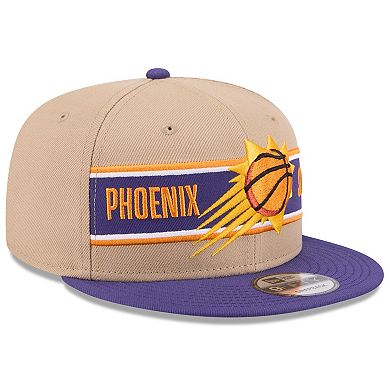 Youth New Era Tan/Purple Phoenix Suns 2024 NBA Draft 9FIFTY Snapback Hat