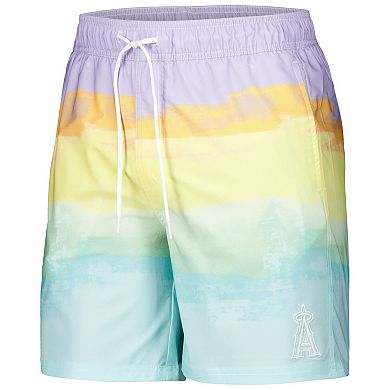 Men's G-III Sports by Carl Banks Los Angeles Angels Perfect Game Volley Board Shorts