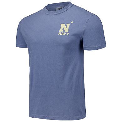 Unisex Navy Navy Midshipmen Hyper Local Anchor Stamp T-Shirt