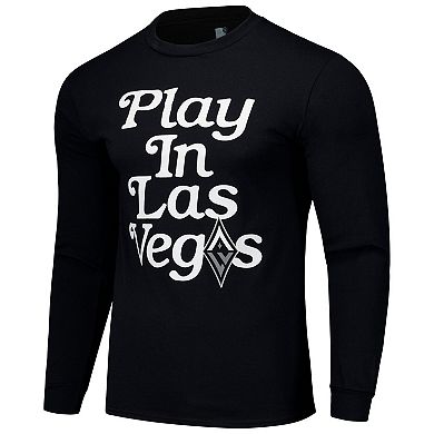 Unisex Black Las Vegas Aces Play In Long Sleeve T-Shirt