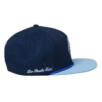 Unisex Live Breathe Futbol Navy Vancouver Whitecaps FC Snapback Hat