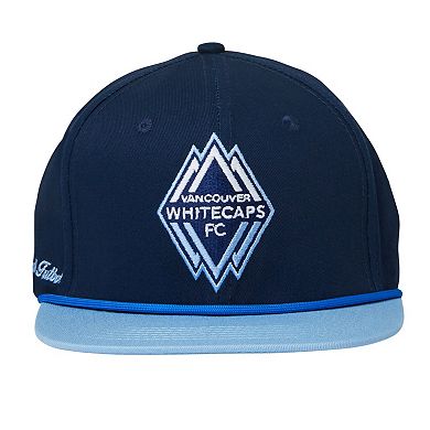 Unisex Live Breathe Futbol Navy Vancouver Whitecaps FC Snapback Hat