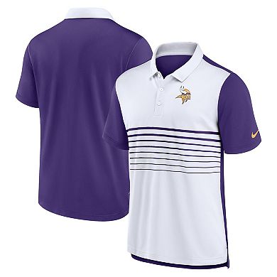 Men's Nike Purple/White Minnesota Vikings Fashion Performance Polo