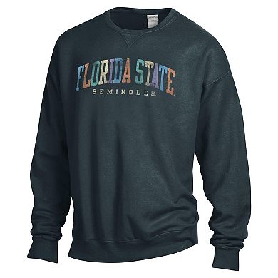 Unisex ComfortWash Gray Florida State Seminoles Oversized Pullover Sweatshirt