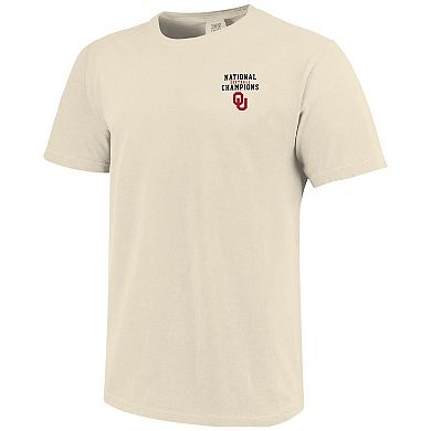 Women's Comfort Colors  Cream Oklahoma Sooners 2024 NCAA Softball Women's College World Series Champions T-Shirt