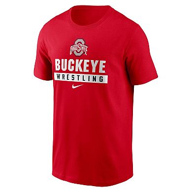 Men's Nike Scarlet Ohio State Buckeyes Sport Drop T-Shirt