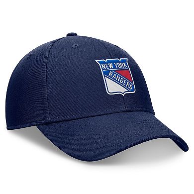 Men's Fanatics Navy New York Rangers Domestic 3D Patch Adjustable Hat