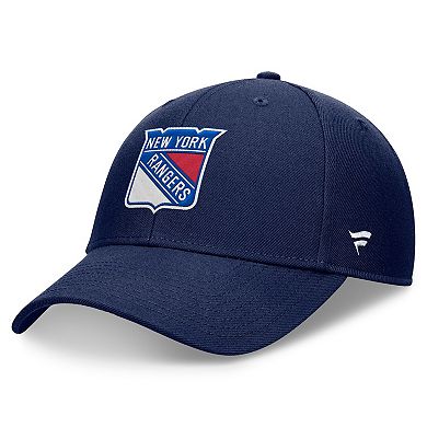 Men's Fanatics Navy New York Rangers Domestic 3D Patch Adjustable Hat