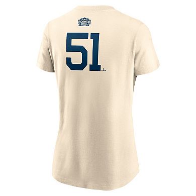 Women's Nike Jung Hoo Lee Cream San Francisco Giants 2024 Rickwood Classic Fuse Name & Number T-Shirt