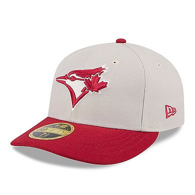 Men's New Era  Khaki/Red Toronto Blue Jays 2024 Fourth of July Low Profile 59FIFTY Fitted Hat