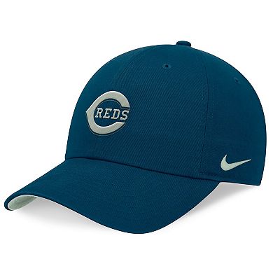 Men's Nike Teal Cincinnati Reds Valerian Club Adjustable Hat